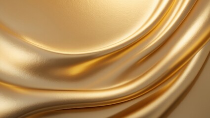 Brilliant gold metallic wall with abstract texture background