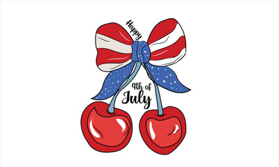 Happy 4th Of July PNG Design
