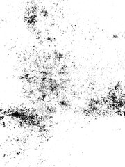 Abstract grunge black and white distressed texture overlay effect design element, noise background