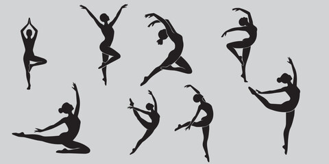 ballet dancer silhouettes