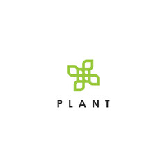 Fototapeta premium Plant logo design template