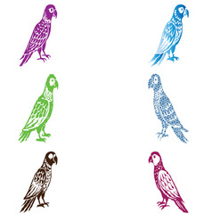 Bird group vector design