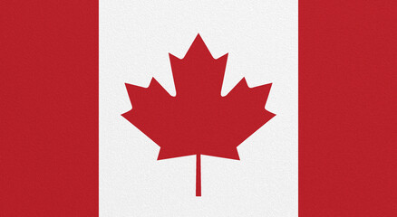 Flag of Canada on abstract texture background