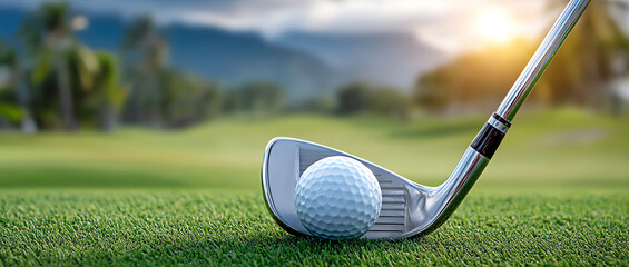 golf illustration, AI generated