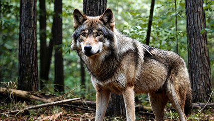 Obraz premium wolf in the forest