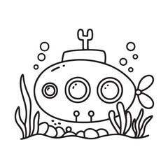 Black & White Designs, Victor Illustration, Line Art, Little Garden Bold Easy Coloring  Book, Little Garden Bold Easy Coloring  Pages, Coloring Book, Coloring Pages, Printable Coloring Pages