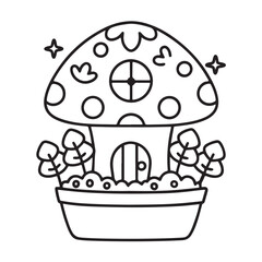 Black & White Designs, Victor Illustration, Line Art, Little Garden Bold Easy Coloring  Book, Little Garden Bold Easy Coloring  Pages, Coloring Book, Coloring Pages, Printable Coloring Pages