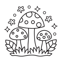 Black & White Designs, Victor Illustration, Line Art, Little Garden Bold Easy Coloring  Book, Little Garden Bold Easy Coloring  Pages, Coloring Book, Coloring Pages, Printable Coloring Pages