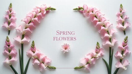 Obraz premium Spring flower greeting card background - isolated pink blossom