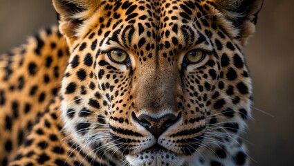 Obraz premium Close-up macro of a brown and black spotted Bengal cat's fur with detailed texture.