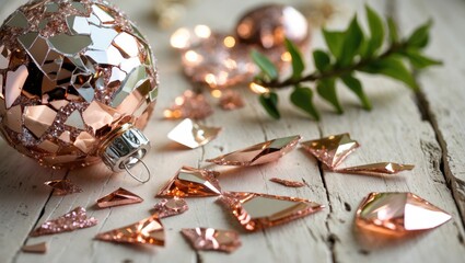 Broken glass bauble leads to fight and loneliness on Christmas night