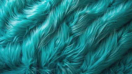 Fototapeta premium A soft, fluffy blue fur pattern with a light blue hue and abstract texture.