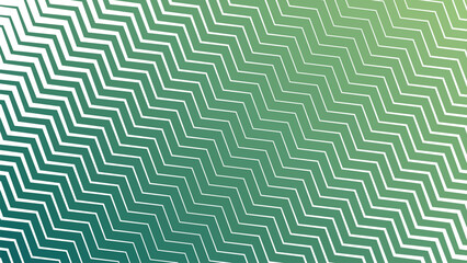Green Zigzag Stripes Line Pattern Background for Fresh and Energetic Designs
