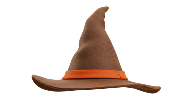 Isolated Witch Hat