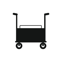 hand truck with a box