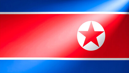 Elegant Background: Korean Flag Color Blend