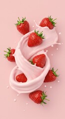 yogurt with strawberries