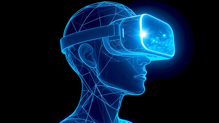 Virtual reality headset immersive digital experience