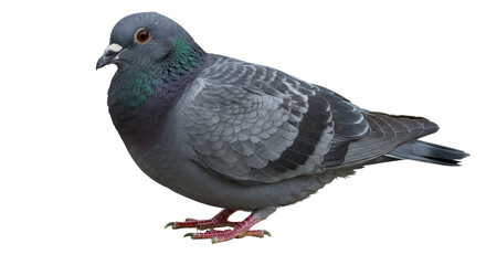 Isolated pigeon