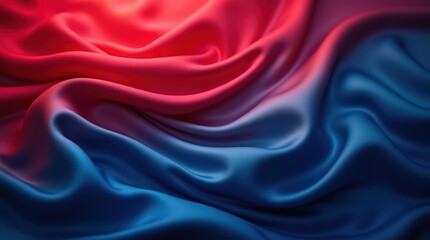 Obraz premium Scarlet and Deep Sea Blue Duotone Gradient Abstract Background High Resolution Vibrant Modern Design for Web Banner Poster Cover