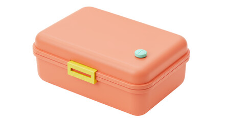 Isolated Lunch Box Container