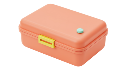 Isolated Lunch Box Container