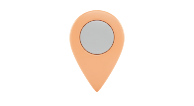 Isolated Location Pin