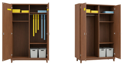 Isolated Wardrobe
