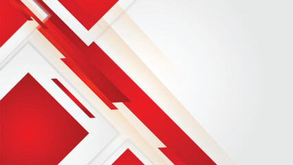 White and Red Minimalist Abstract Background