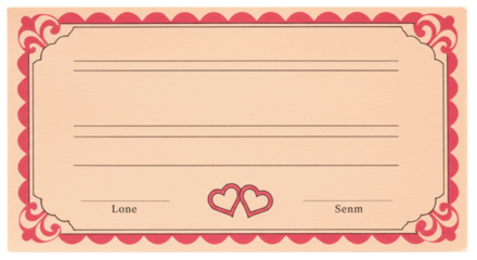 Isolated Wedding Invitation Template