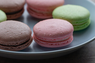 カラフルなマカロン