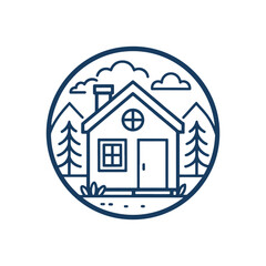 Illustration graphic vector of house building logo design Collection home icons. House symbol. Set of real estate objects and houses black icons isolated on white background. Vector illustration.