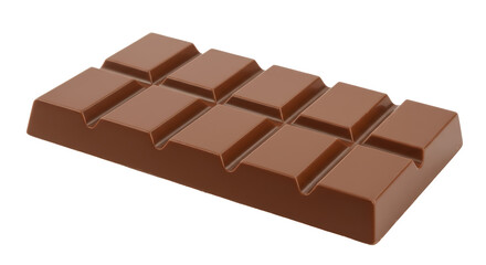 Isolated Milk Chocolate Bar