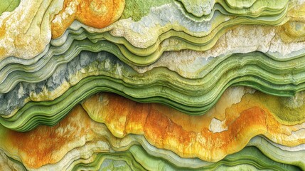 Obraz premium Organic jade texture resembling carved stone surface with visible intricate patterns