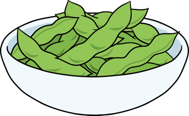 小鉢に盛りつけられた枝豆