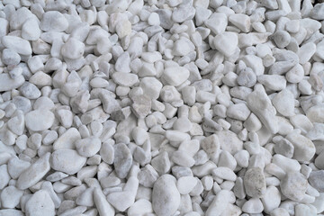 White stones background texture. White stone pattern