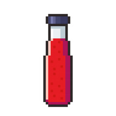 Pixel art Syrup Bottle game asset design
