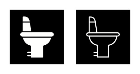 Emergency toilet Vector Icon