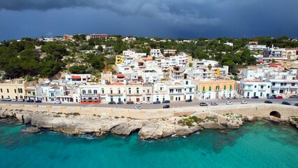 Santa Maria al Bagno - Italy, Apulia - View of the quayside road