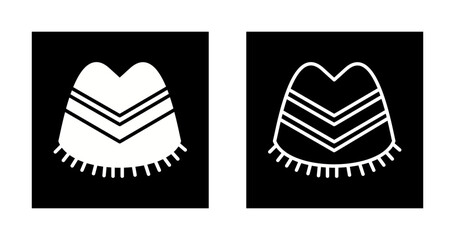 Poncho Vector Icon