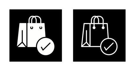 Reusable shopping bag Vector Icon