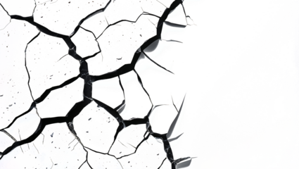 Ground cracks top view earthquake cracking Wall