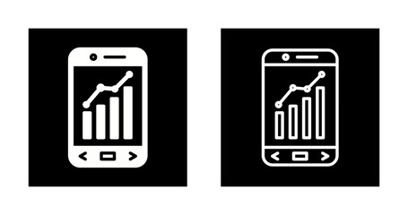 Mobile Analytics Vector Icon