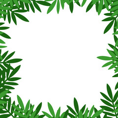 green leaf frame
