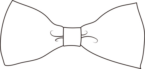 Beautiful ribbon bow knot vector illustration
