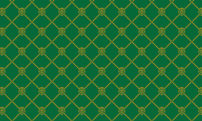 Luxury Background with Golden Ornamental Diamond Pattern