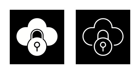 Private Cloud Vector Icon