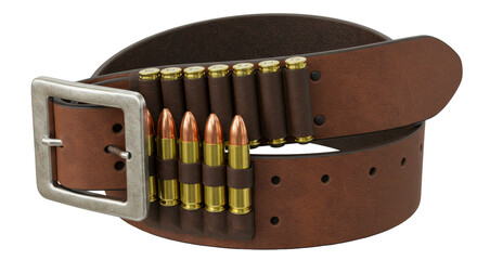 Isolated Ammunition Belt