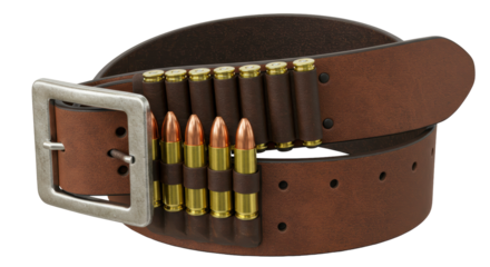 Isolated Ammunition Belt