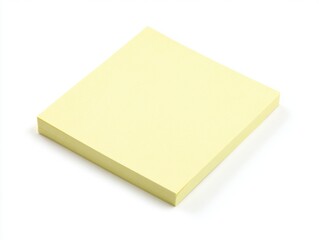 Sicky note pad isolated on white background
